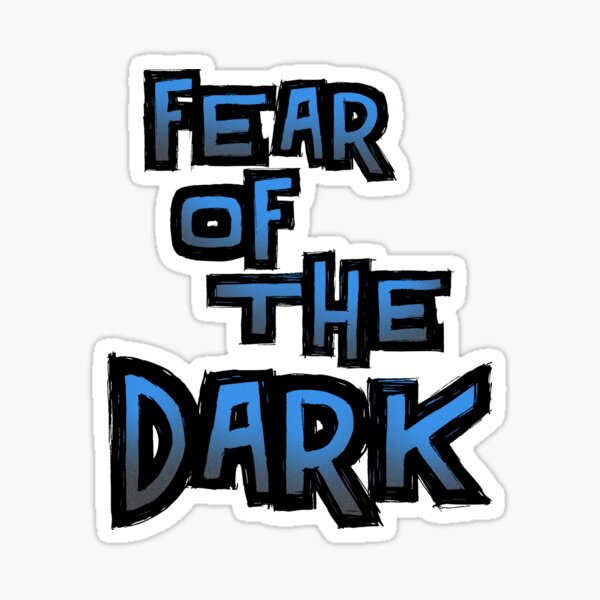 Miedo a la oscuridad Pegatina