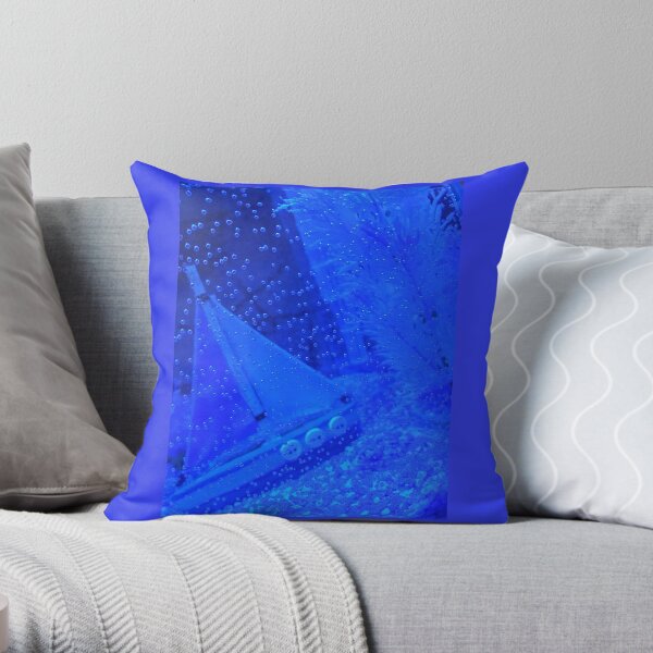 Cold water Throw Pillow