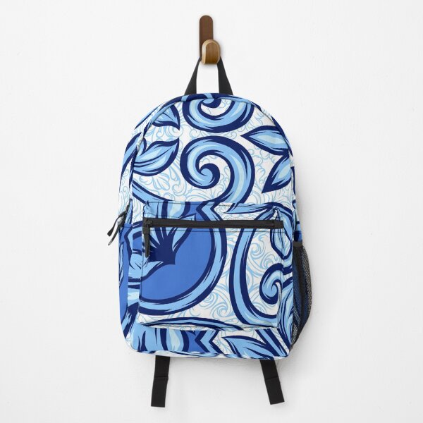 Item preview, victorian blue tile pattern designed and sold by nerobi.