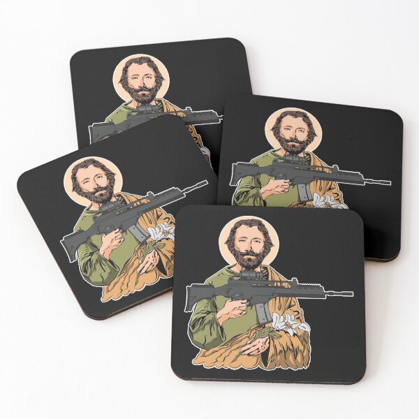 Item preview, Saint with an assault rifle. designed and sold by emphatic.