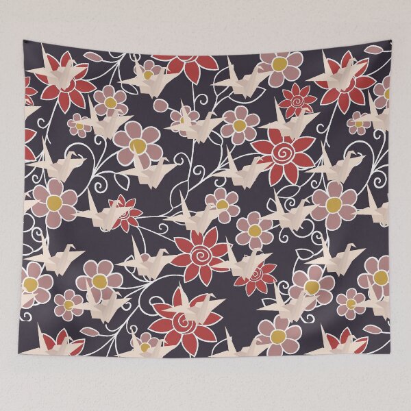 Item preview, Origami flower pattern designed and sold by LittleNippon.