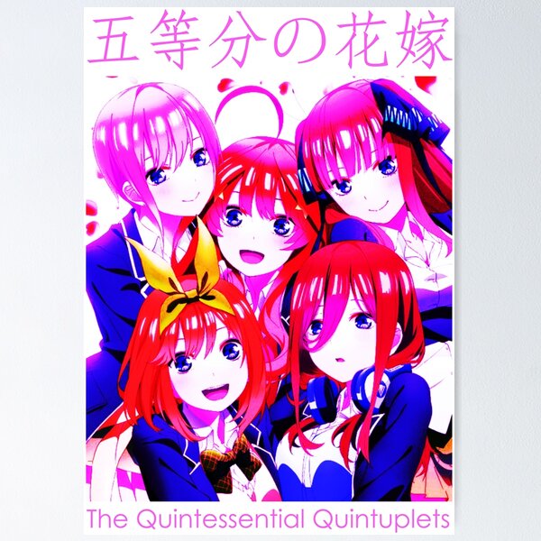 5 toubun no Hanayome' Poster, picture, metal print, paint by Kyrie Escala