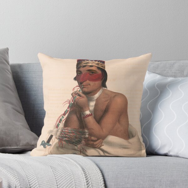 Item preview, Wa-Em-Boesh-Kaa, a Chippeway chief - 1836 Illustration designed and sold by retrochoose.