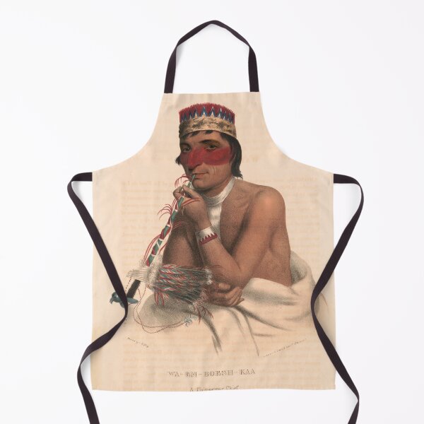 Item preview, Wa-Em-Boesh-Kaa, a Chippeway chief - 1836 Illustration designed and sold by retrochoose.