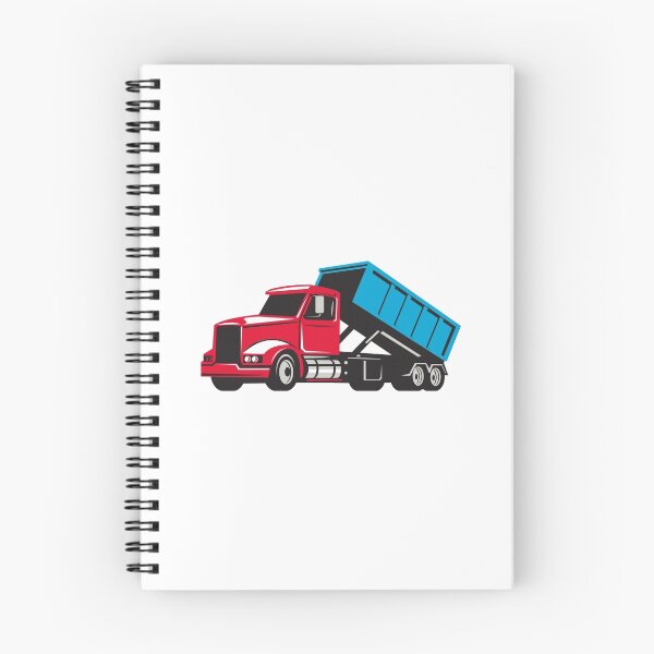 Item preview, Roll-Off Truck Side Up Retro designed and sold by patrimonio.