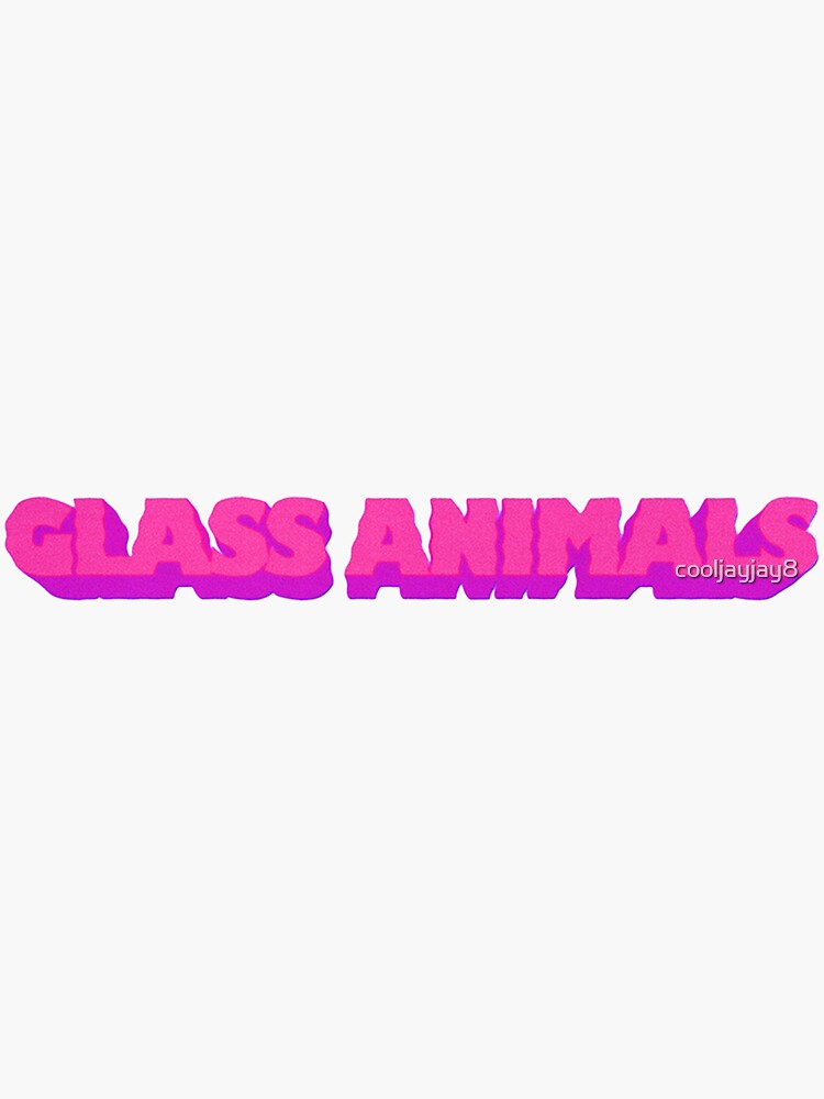 "glass animals logo" Sticker for Sale by cooljayjay8 Redbubble