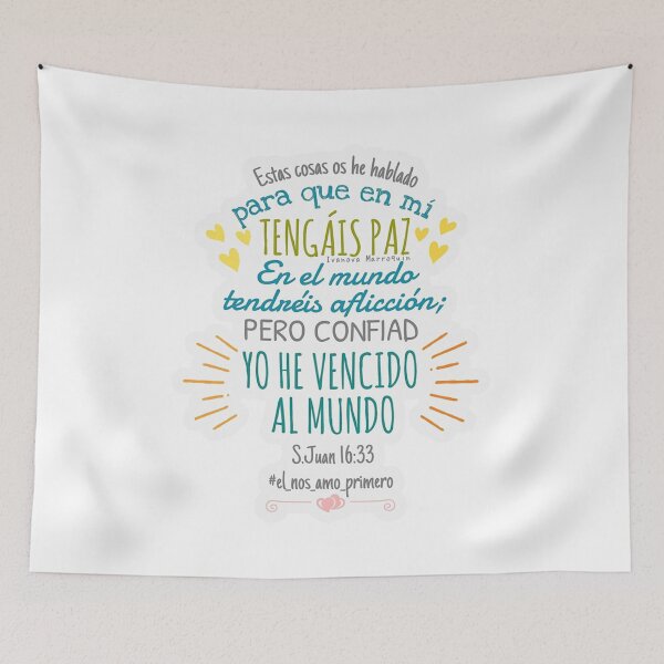 Item preview, YO HE VENCIDO AL MUNDO (Spanish Design) designed and sold by closr2god.