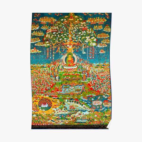 Amityaus Buddha Poster