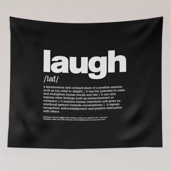 Item preview, Defining LAUGH in black designed and sold by Colli13.