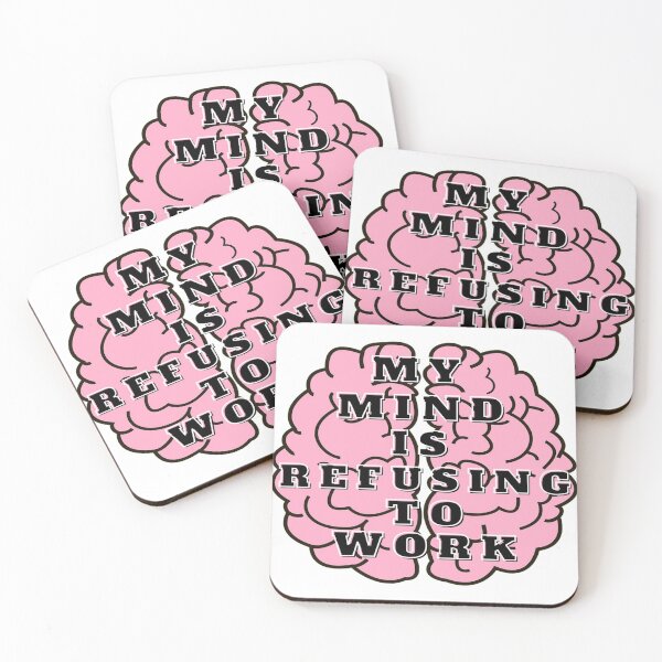 Item preview, Mentally Checked Out - My Mind Is Refusing To Work - Funny designed and sold by mewsis.
