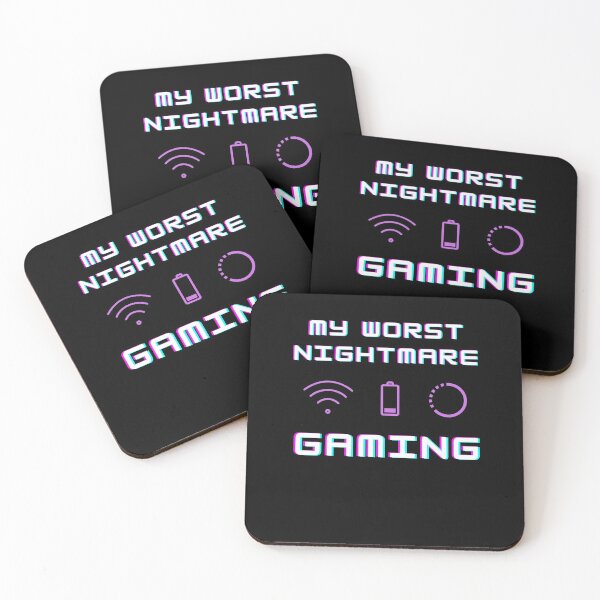 Item preview, My Worst Nightmare Gaming - Cool And Funny Illustration For Gamers & Gaming Lovers designed and sold by anassrida.