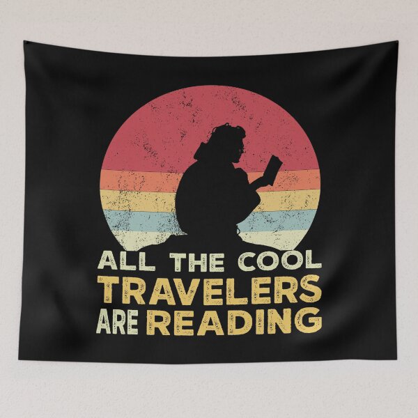 Item preview, all the cool travelers are reading designed and sold by reedbull.