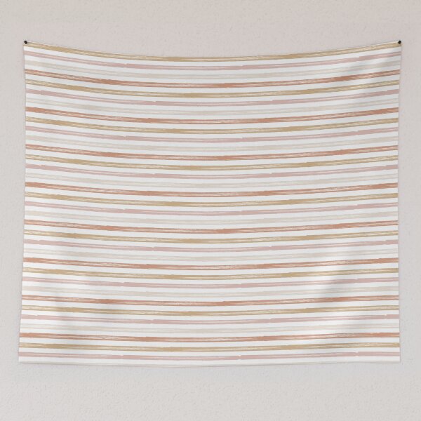 Item preview, warm neutrals stripes  designed and sold by littlearrow.