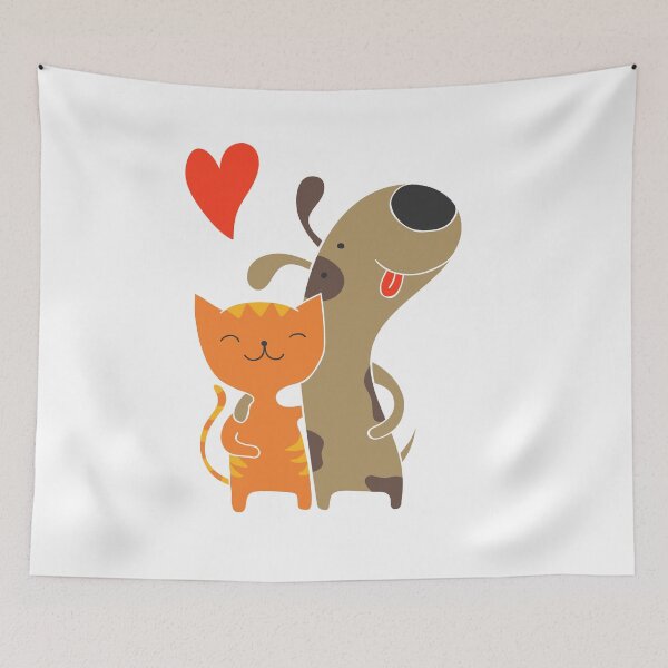 Item preview, Cat and dog friendship designed and sold by zsooofija.