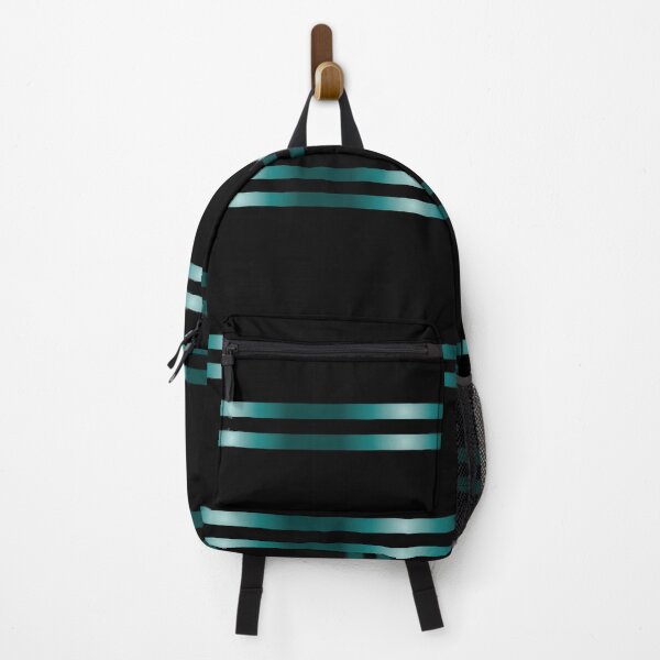 Item preview, Modern Black and Teal Stripes  designed and sold by venella.