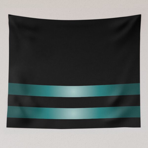 Item preview, Modern Black and Teal Stripes  designed and sold by venella.
