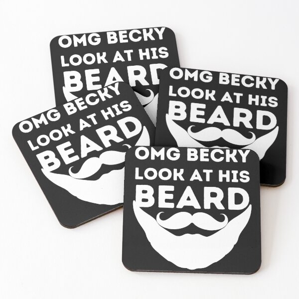 Item preview, Oh my god Becky look at his beard- she wants the beared - funny gift for bearded designed and sold by PIXEcompany.