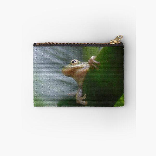 Item preview, Pseudomurals 00023 (Green Frog on Canna Lily) designed and sold by CleanWIP.