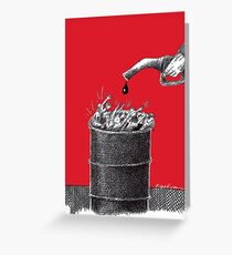 Peak Oil Greeting Card
