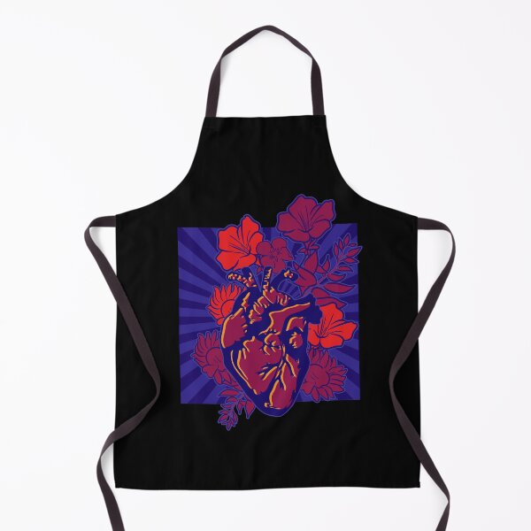 Item preview, Stoner rock heart with flowers designed and sold by ElBeDesigns.