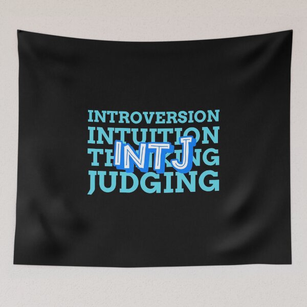 Item preview, INTJ Introversion Intuition Thinking Judging Design designed and sold by mymerchfactory.