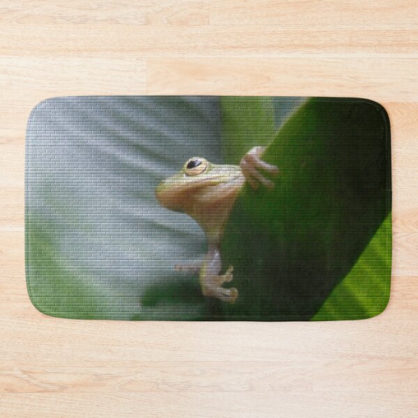 Item preview, Pseudomurals 00023 (Green Frog on Canna Lily) designed and sold by CleanWIP.