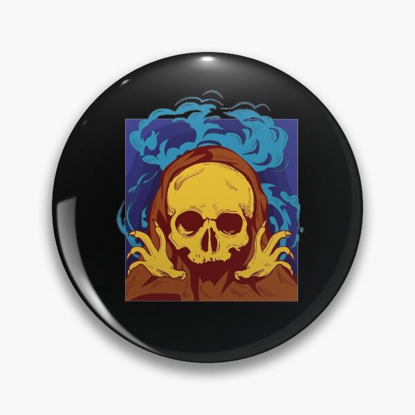 Item preview, Stoner rock skull smoke designed and sold by ElBeDesigns.