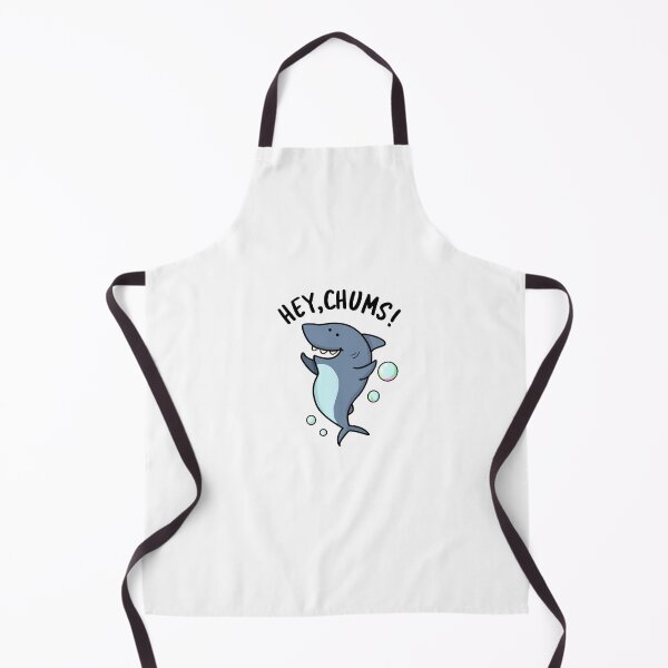 Item preview, Hey Chums Funny Toothy Shark Puns designed and sold by punnybone.