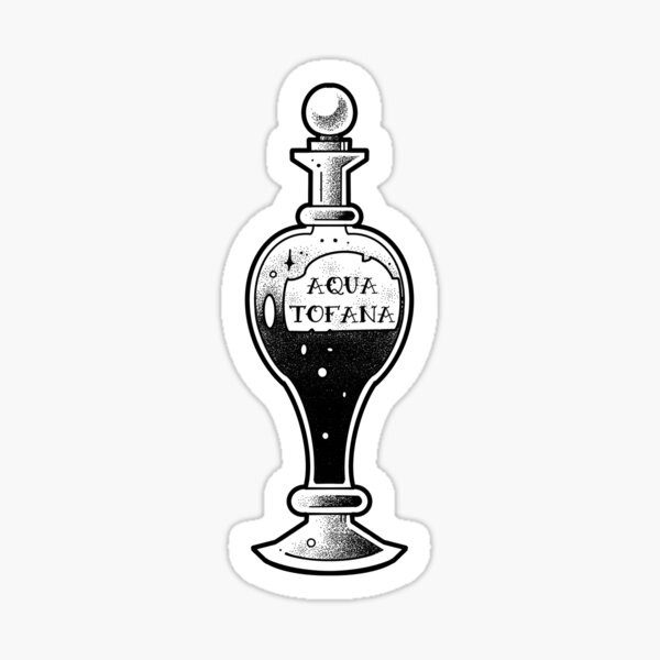 Item preview, aqua tofana poison bottle designed and sold by weilertsen.
