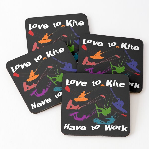 Item preview, Love to kite, Have to work designed and sold by Aurorapod.