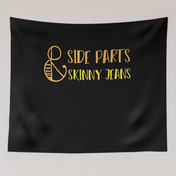 Item preview, Side Parts And Skinny Jeans - Gen Z designed and sold by MerchSpot.