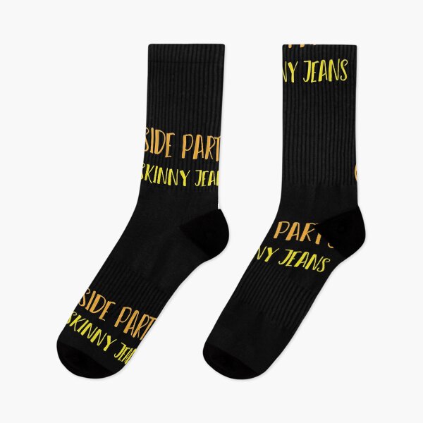 Item preview, Side Parts And Skinny Jeans - Gen Z designed and sold by MerchSpot.