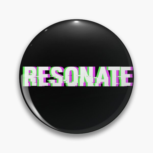Item preview, RESONATE Glitched Text (Green & Purple) designed and sold by Suicune1000.
