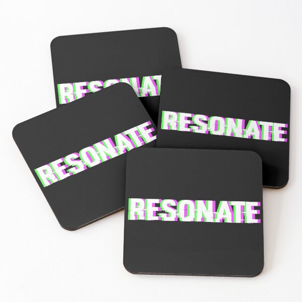Item preview, RESONATE Glitched Text (Green & Purple) designed and sold by Suicune1000.