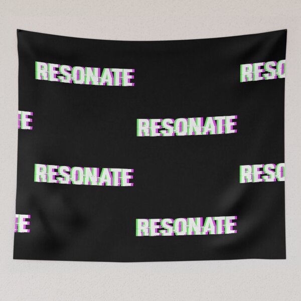 Item preview, RESONATE Glitched Text (Green & Purple) designed and sold by Suicune1000.
