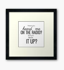 Troye Sivan - Suburbia Lyric Framed Print
