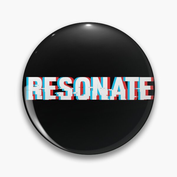 Item preview, RESONATE Glitched Text (Cyan & Red) designed and sold by Suicune1000.