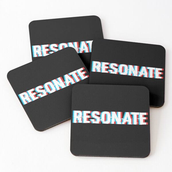 Item preview, RESONATE Glitched Text (Cyan & Red) designed and sold by Suicune1000.