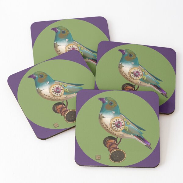 Item preview, Clockwork Bird (Green Circle) designed and sold by Krizena.