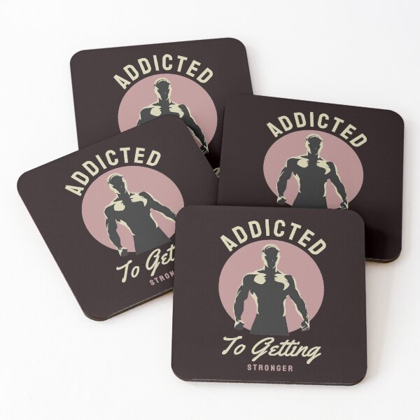 Item preview, ADDICTED TO GETTING STRONGER designed and sold by teemaker24.