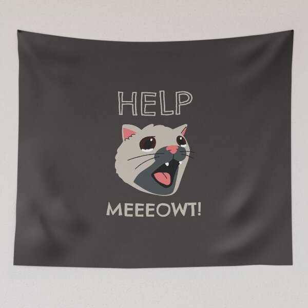 Item preview, Help Meeeowt designed and sold by Bratak.