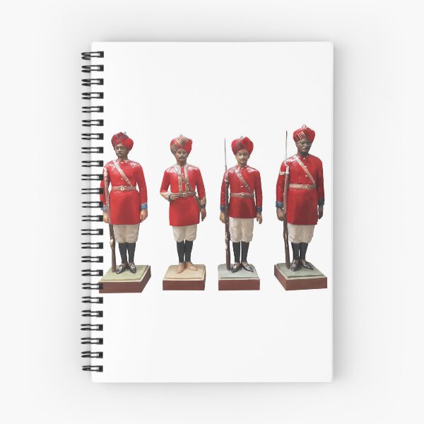 Item preview, Historic Indian Army uniform and soldier. Statues, late 18th century. British Empire forces. designed and sold by Gurunath Bhadekar.