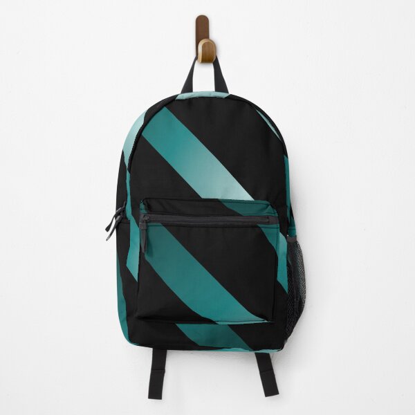 Item preview, Colorful Modern Black and Teal Stripes designed and sold by venella.