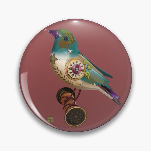 Item preview, Clockwork Bird (Red Circle) designed and sold by Krizena.