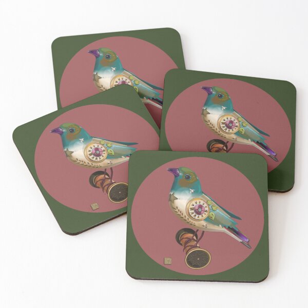 Item preview, Clockwork Bird (Red Circle) designed and sold by Krizena.
