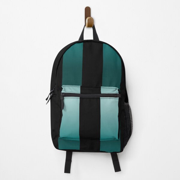 Item preview, Colorful Modern Black and Teal Stripes designed and sold by venella.