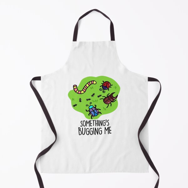 Item preview, Something's Bugging Me Animal Insect Pun designed and sold by punnybone.