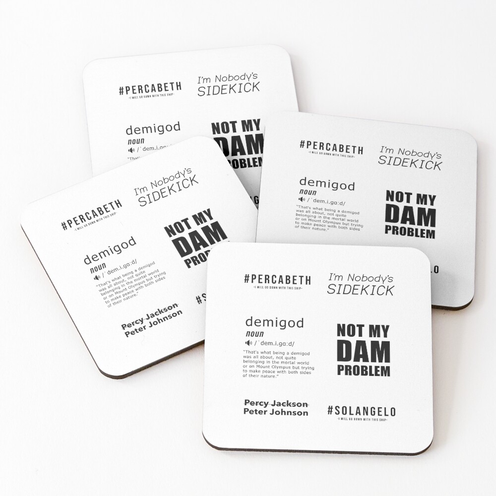 Item preview, Coasters (Set of 4) designed and sold by MultiFandomFan.