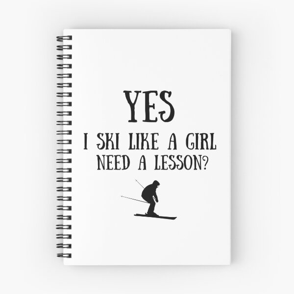 Item preview, Skiing: Yes, I play like a girl. Need a lesson? designed and sold by TheGreenGoat.