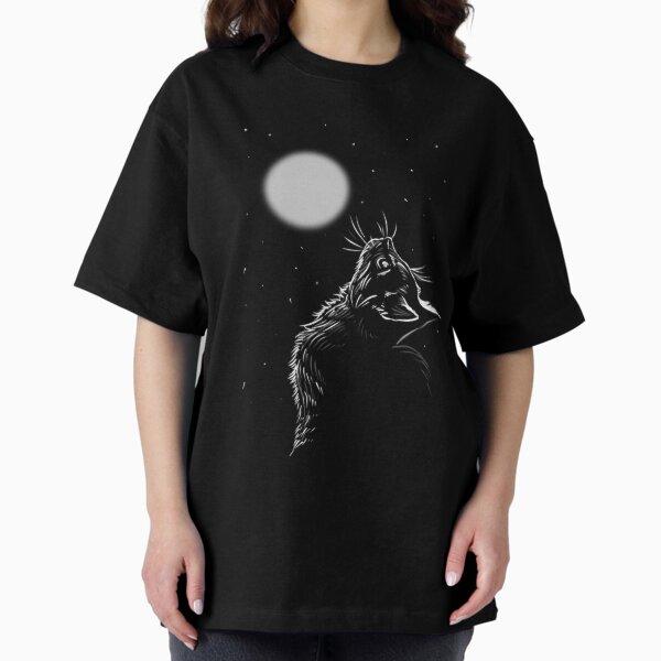 Item preview, Cat Meowing at the moon designed and sold by IcalsaidArt.